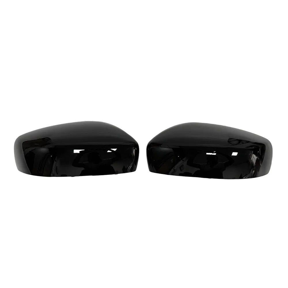 For Infiniti G25 G37 Q40 Q60 2009-2015 2x Car Replacement Rearview Side Mirror Cover Wing Cap Exterior Door Rear View Case Trim Quake Gloss Black