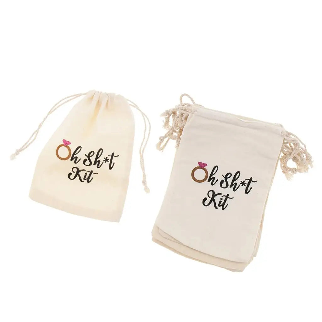 Linen Cotton Drawstring Candy Pouch Multipurpose Jewelry Gift Bag Square Eco-friendly Wedding Favor for Events Quake A