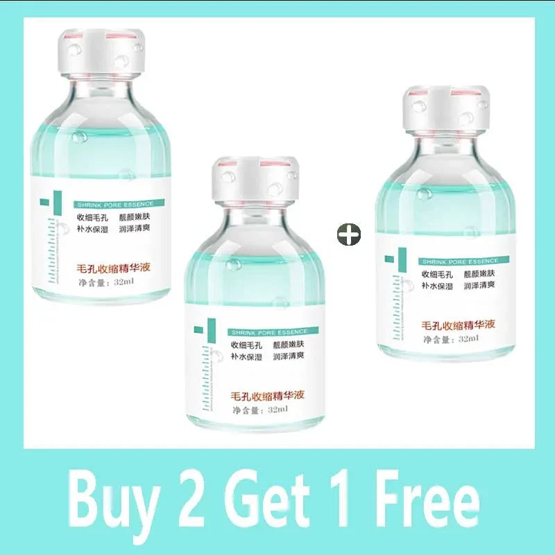 Shrink Pores Serum Essence Face Remove Blackheads Oil Control Gel Whitening Moisturizing Smooth Skin Care Product Quake Buy 2 get 1 free