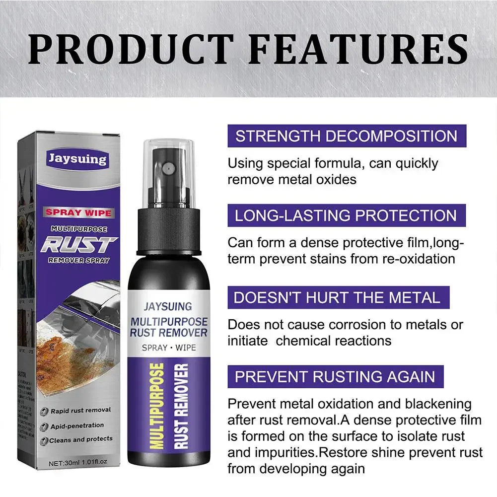 50/100ml High-end Universal Car Anti-Rust Remover Parts Maintenance Agent Cleani Derusting Spray Cleaner Metal Rust Remover Quake