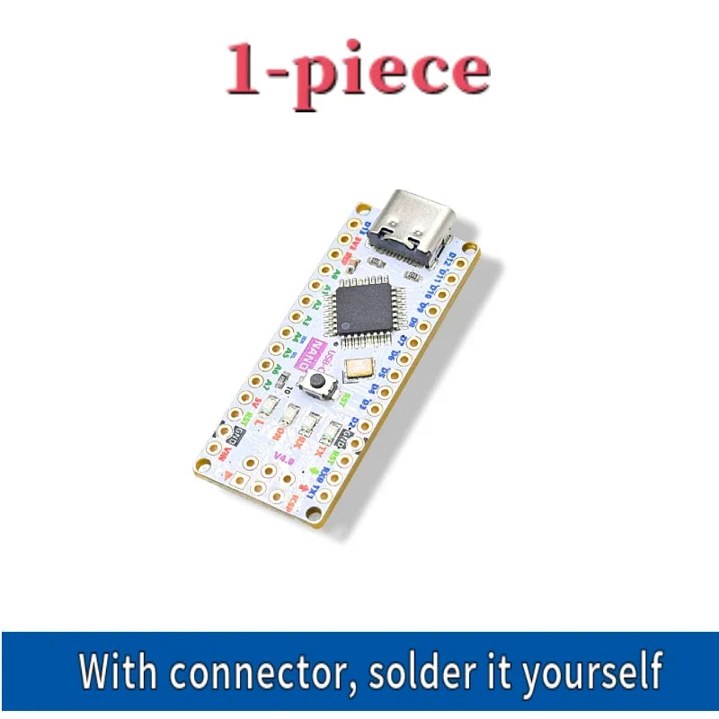 Type-C Nano Board New Nano Development Board (Compatible with Arduino Nano 3.0) CH340 ATMEGA328PB Chip with Built-in Bootloader Quake v4.0-Color board