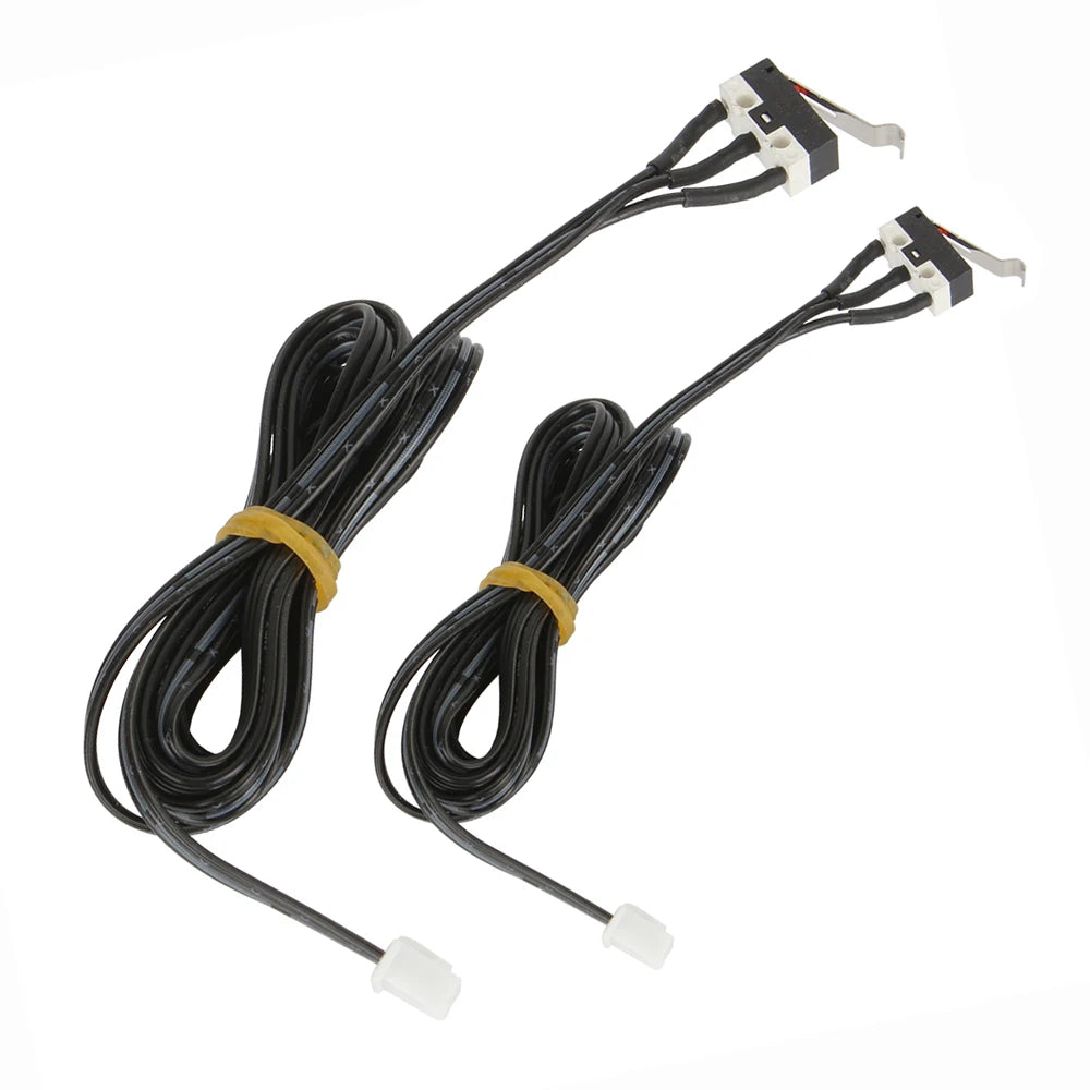 3DSWAY 3D Printer Parts Limit Switch Endstop Micro Switch with 1m/1.5m/2m Cable Mechanical Switches for RAMPS 1.4 RepRap Quake