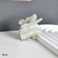 Acetate Butterfly Small Hair Claw Marble Pattern Grab Clip Women Gradient Hair Claw Back Head Hair Shark Clip Style Accessories Quake 4cm qb