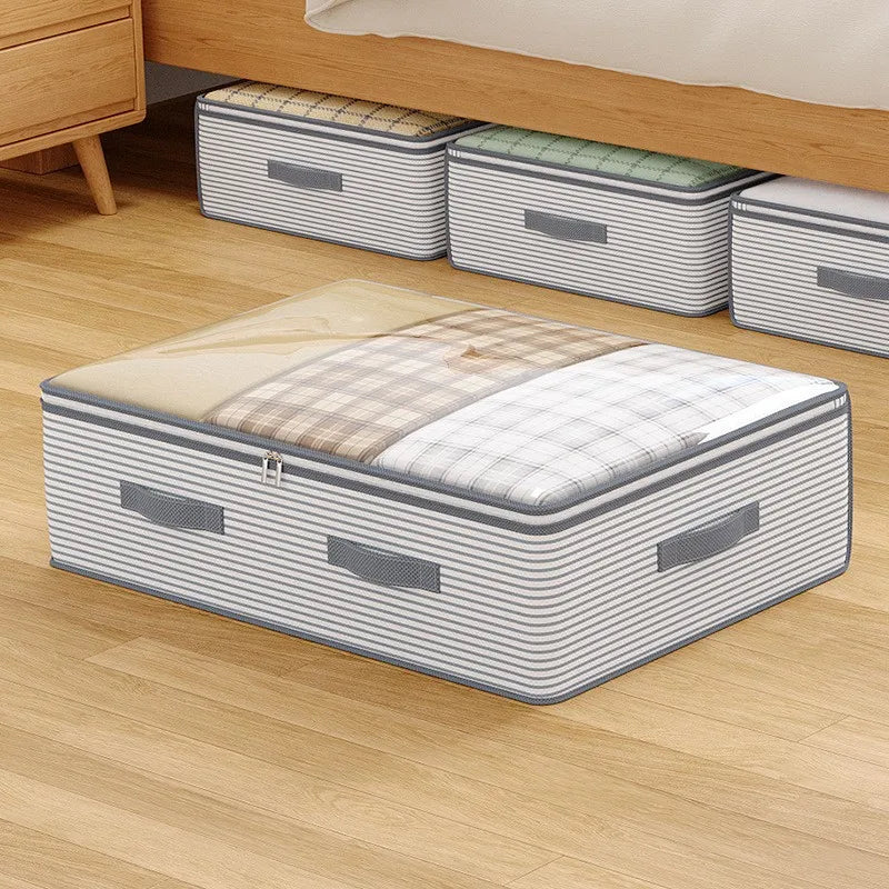 Multifunctional Bed Bottom Storage Bag Large Capacity Foldable Clothing Quilts Portable Storage Container Dust Cleaning Bedroom Quake