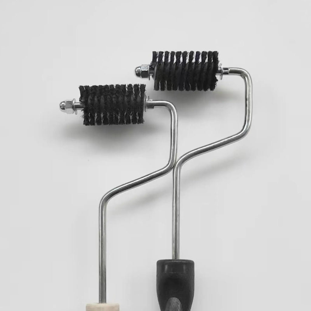 Fiberglass Roller Refill Durable Iron Bristle Bubble Removal Tool Laminating Roller for Shower Restoration Projects Quake