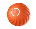1pcs Dog Toys Intelligent Gravity Jump Ball Rechargeable Bite-Resistant Rolling Ball Cat And Dog Chase Interactive Pet Toys Quake Orange G1339B