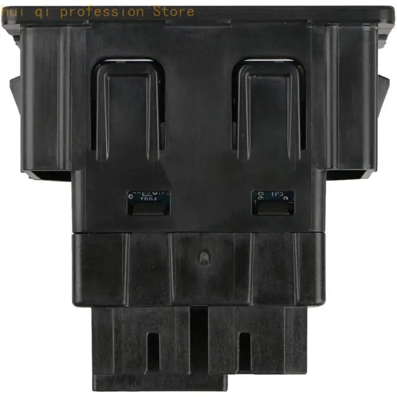 In-Car Dashboard USB Insert HC3Z-19A387-F, 2 USB-A Replacement Port with Side Clips and Black Front Housing for Charging Access Quake CN