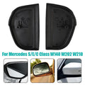 2108106316 2108106416 For Mercedes S E C Class W140 W210 W202 Car Rear View Mirror Gasket Rubber Seal Pads Black Rubber Auto Quake Default Title