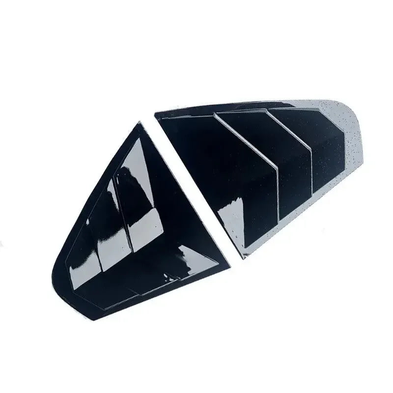 For Volkswagen Jetta MK6 2012-2018 Car Rear Louver Window Side Shutter Cover Trim Sticker Vent Scoop Carbon Fiber Accessories Quake
