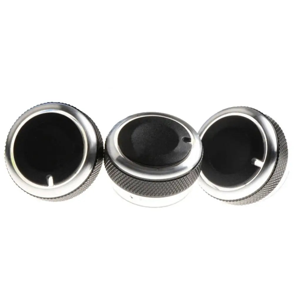3pcs/set Colors Car Air Conditioning heat control Switch knob button AC Knob for Focus 2 3 car styling Accessories Quake black