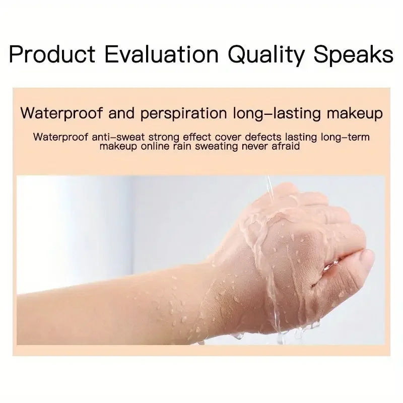 Mushroom Head Air Sponge BB Cream Foundation,Full Coverage, Long-lasting Moisturizing,Concealer Base Makeup,Natural Nude makeup Quake