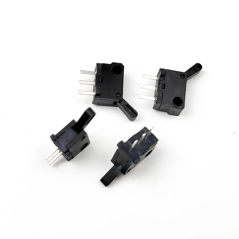 100/50/10PCS Limit Switch 3 Pins Direct Insertion Reset Micro Motion Detection Button Switch for Game Flash Door Reset Switch Quake