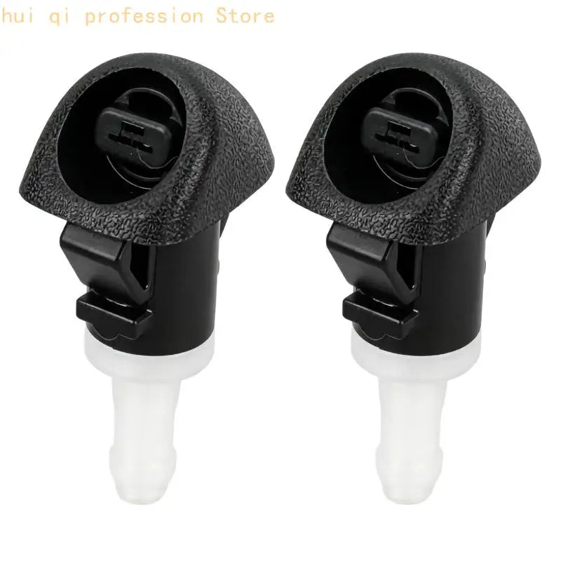 Vehicle Washer Nozzle 1 Pair for Windshield Washer Service Use 86636AJ100 H8WE Quake White CN