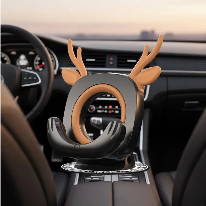 Universal Car Phone Holder Stand With 360 Degree Rotating And Anti Slip Silicone Base For Smartphones 4.7 To 7.2 Inches K1KF Quake