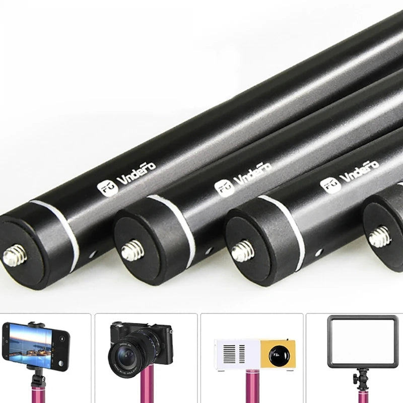 Telescoping Bar Extendable Selfie Extension Rod with 1/4" Screw for Cameras, Tripods,Devices Photography Accessory K1KF Quake