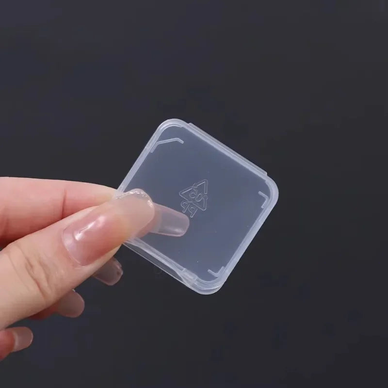 30/1PCS Transparent TF/SD Memory Cards Protective Case Holder Storage Boxes Portable Mini SIM Card Prevent Dirt and Damage Box Quake