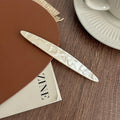 Acetate Duckbill Clip Oval Geometric Bangs Side Hairpins Korean Fashion Colorful Elegant Sweet Women Hair Styling Accessories Quake 2