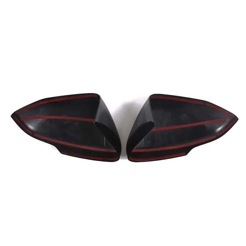 For Rivian R1T R1S 2022 2023 2024 Car Sticker Rearview Side Mirror Cover Wing Cap Exterior Door Rear View Case Trim Carbon Fiber Quake