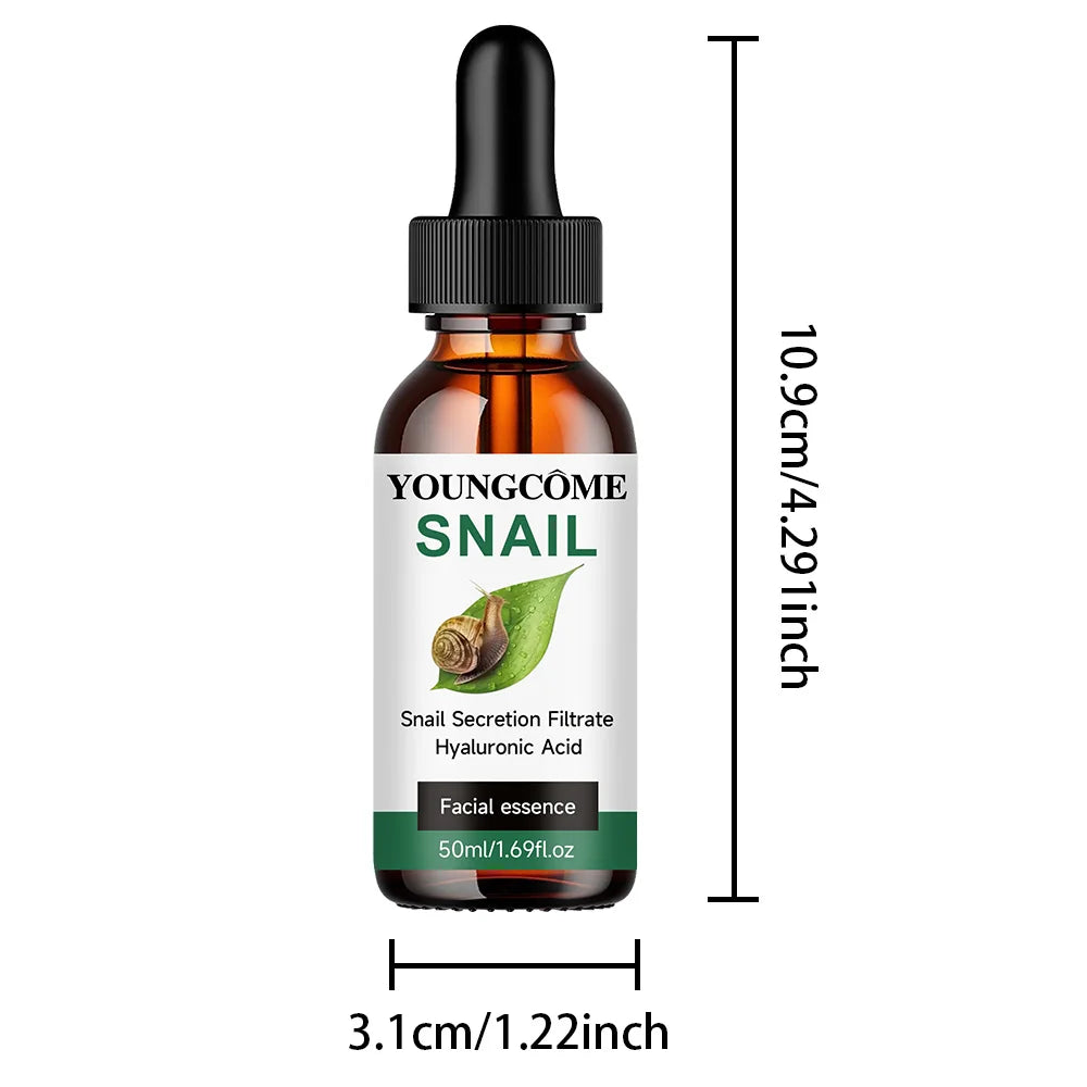 Snail Collagen Face Serum Skin Care Anti-aging Wrinkle Moisturizing Whitening Firming Skin Essence Shrink Pores Quake 50ml