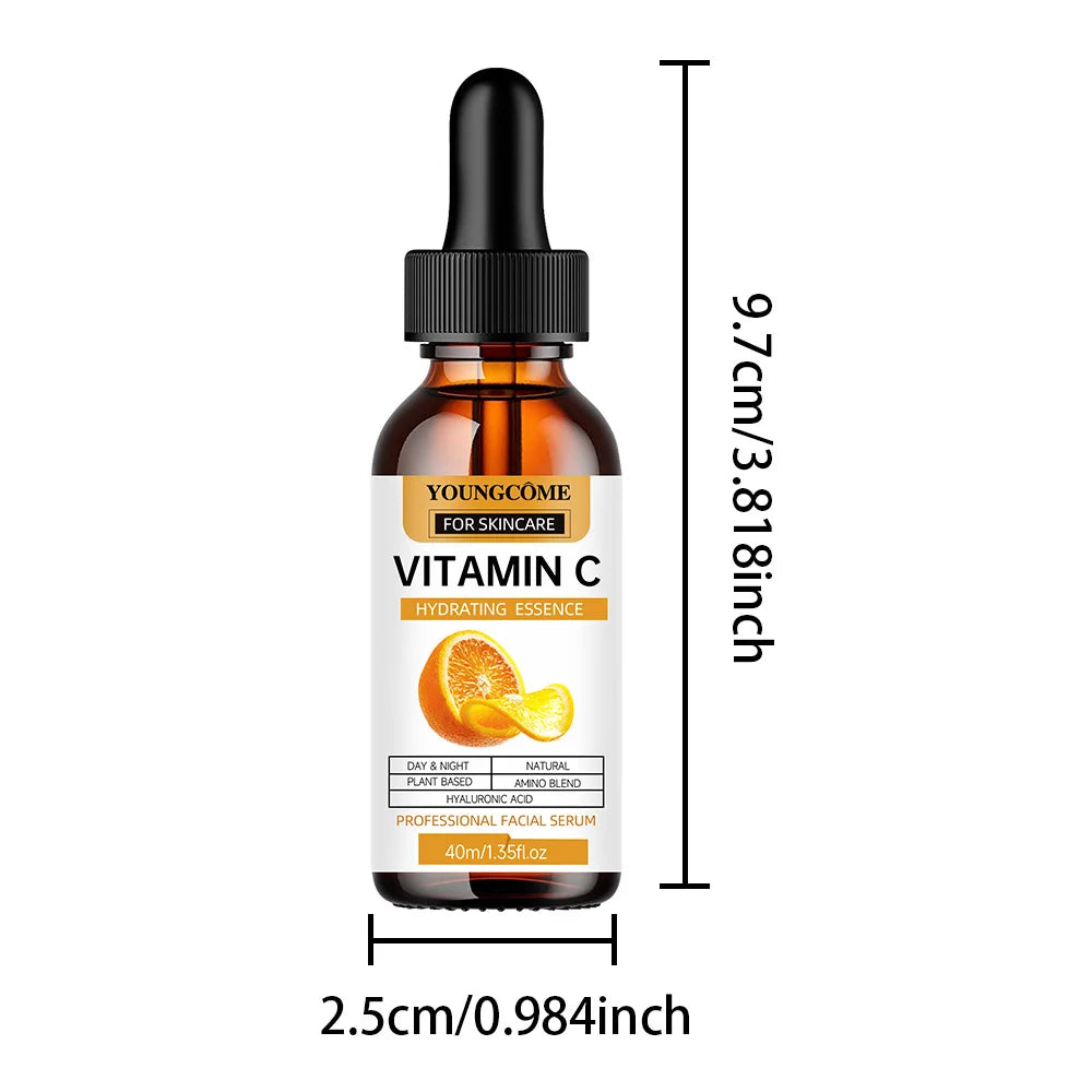 Vitamin C Facial Essence Dark Spot Remover Repair Anti-aging Essence Facial Skin Care Repair Collagen Nourish Skin Care Quake 40ml