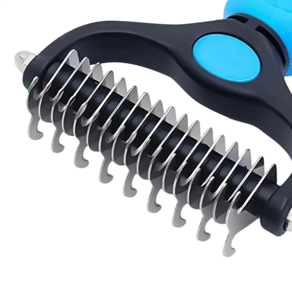 Dog Shedding Brush Undercoat Rake Detangling Comb for Kitten Puppy Long Short Haired Animals Removing Knots Loose Hair Quake