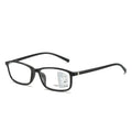 Anti-Blue Light Progressive Multifocal Reading Glasses Men Women Eye Protection Readers Eyewear Optical Presbyopia Eyeglasses Quake black +400