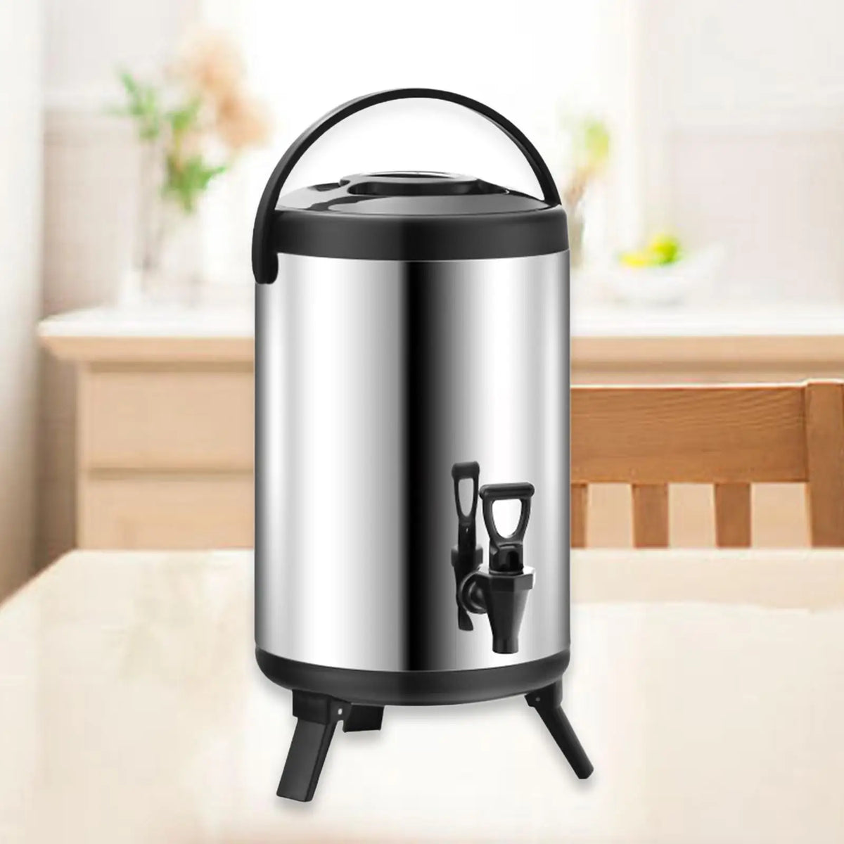 Insulated Barrel Milk Tea Bucket Large Capacity Commercial Double Walled Quake