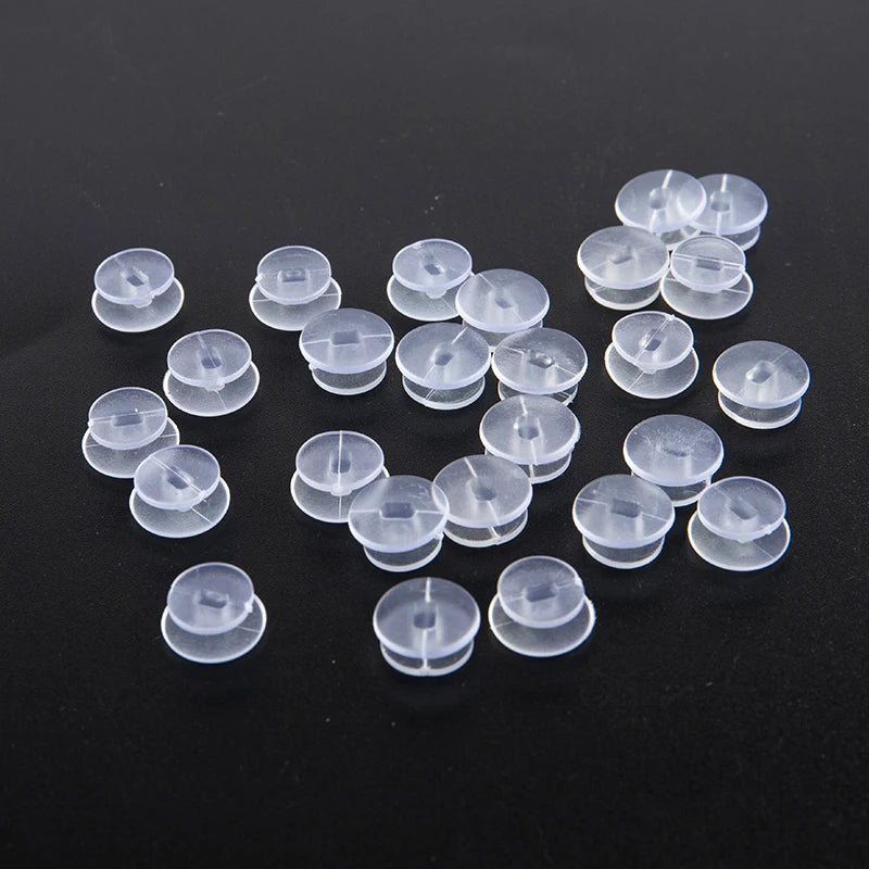 25Pcs For DIY Sandal Shoe Charms Jewelry Decor Transparent Buttons Accessories Quake 25Pcs