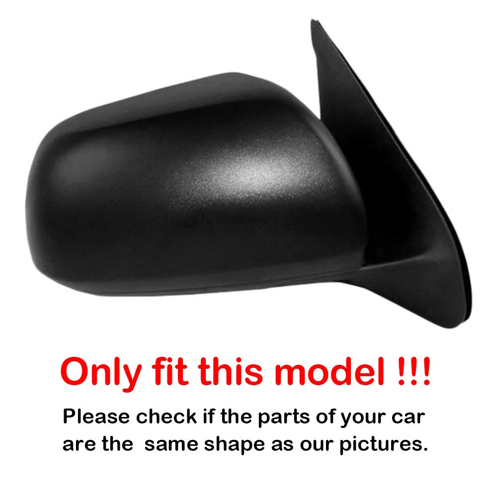 For Toyota Tacoma 2012-2015 2x Car Replacement Rearview Side Mirror Cover Wing Cap Exterior Case Trim Accessories Vehicle Decor Quake