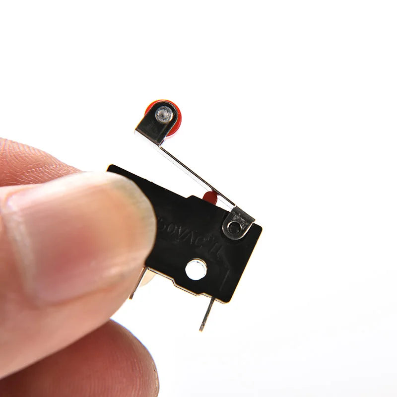 10Pcs Micro Roller Lever Arm Open Close Limit Switch KW12-3 PCB Micro Switch. Quake