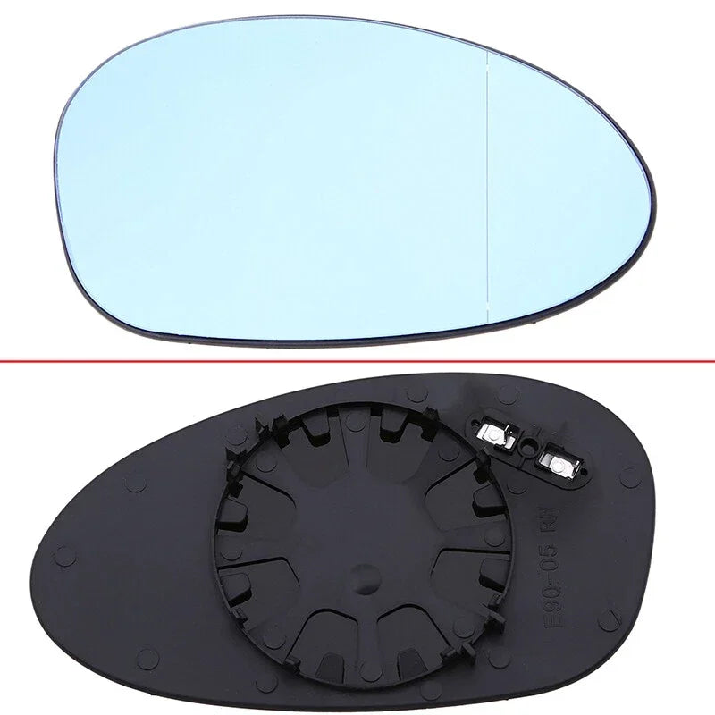 For BMW 1 3 Series E81 E87 E82 E88 E46 E90 E91 E92 E93 1x Left Right Side Rear View Lens Split Mirror Heated Door Glass Rearview Quake