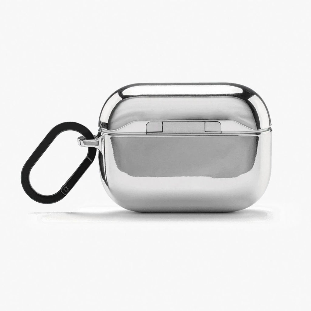 Custom TPU / Matte / Silver Protective Case with Hook for AirPods 4 Pro3 Pro Earbuds Charging Box Cover Quake