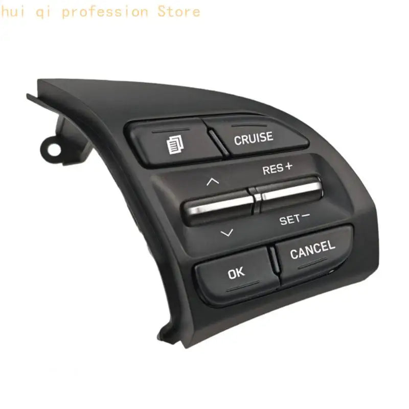 Steering Wheel Right Side Button Panel, Black ABS Control Assembly for Interior Repair Work, 96720J9110TMT H8WE Quake