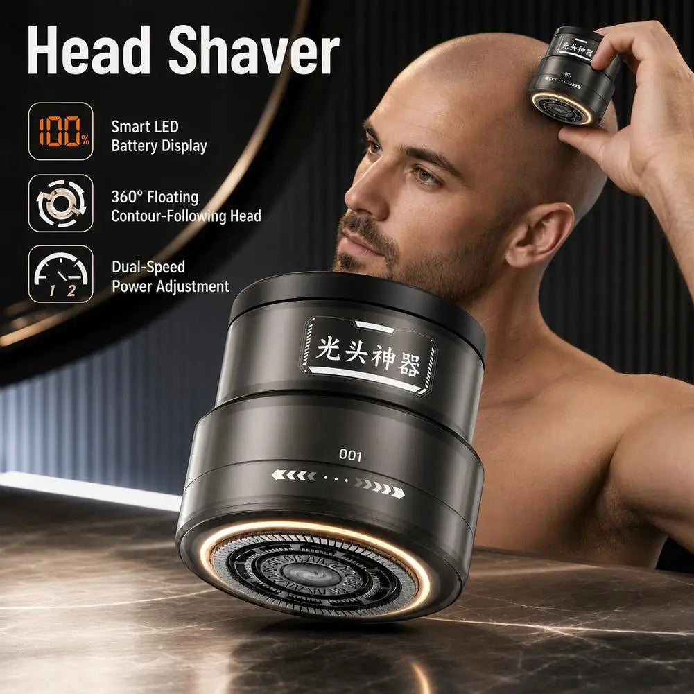 Detachable shaving and styling dual functions Automatic electric shaver rechargeable and portable for trimming beards and hair. Quake