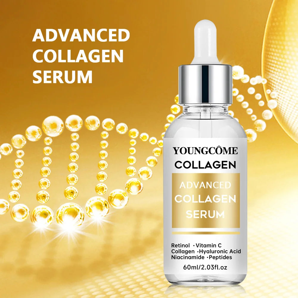 Anti-aging Facial Hydrolyzed Silk Protein Collagen Thread Ball Serum Moisturiz Hydration Lifting Firm Fine lines Essence Quake