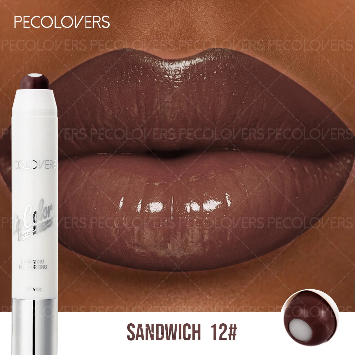 Sandwich Lipstick Pen, Moisturizing Lip Gloss, Long-lasting, Non-drying, Multi-color Options, Lip Cosmetics Quake 12