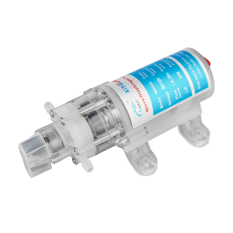 W0342Ya-12-15MKC Low-noise Food Grade Diaphragm Pump Automatic Start Stop Water Dispenser Electric Water Pump Low Pressure Quake