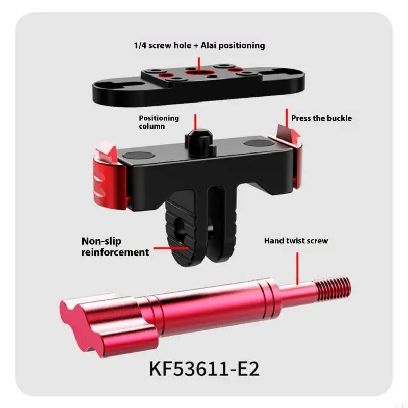 Quick Release Base Mount for 13 Action Camera Expansion Adapter Fixed K1KF Quake
