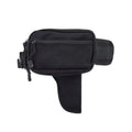Multifunctional Outdoor Waist Bag Foldable EDC Fanny Pack Crossbody Shoulder Bag with Multiple Pockets for Travel Hiking Quake Black