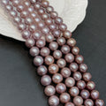 AAA DIY Isolation Pearl 10-12mm Natural Freshwater Pearl For Jewelry Making DIY Necklace Bracelet Chains Earrings Accessory Quake PURPLE 10-12mm