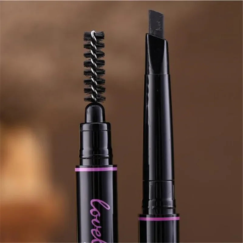 1 pcs Waterproof Eyebrow Pencil Women Lady Eye Brow Pen With Brush Beauty Make-Up Cosmetic Tools 5 Colors Quake