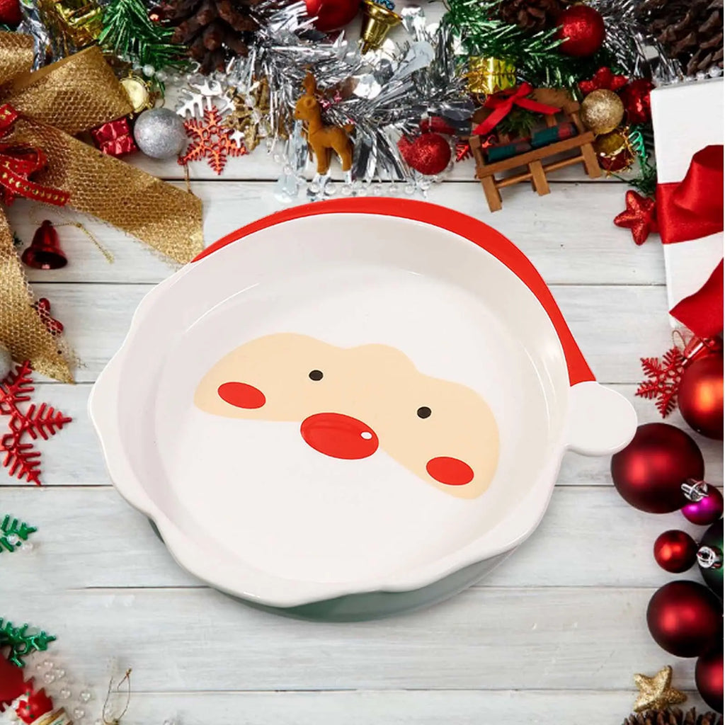 Christmas Dinnerware Table Setting Unique Decoration Holiday Dinnerware for Special Occasion Birthday Christmas Household Gift Quake