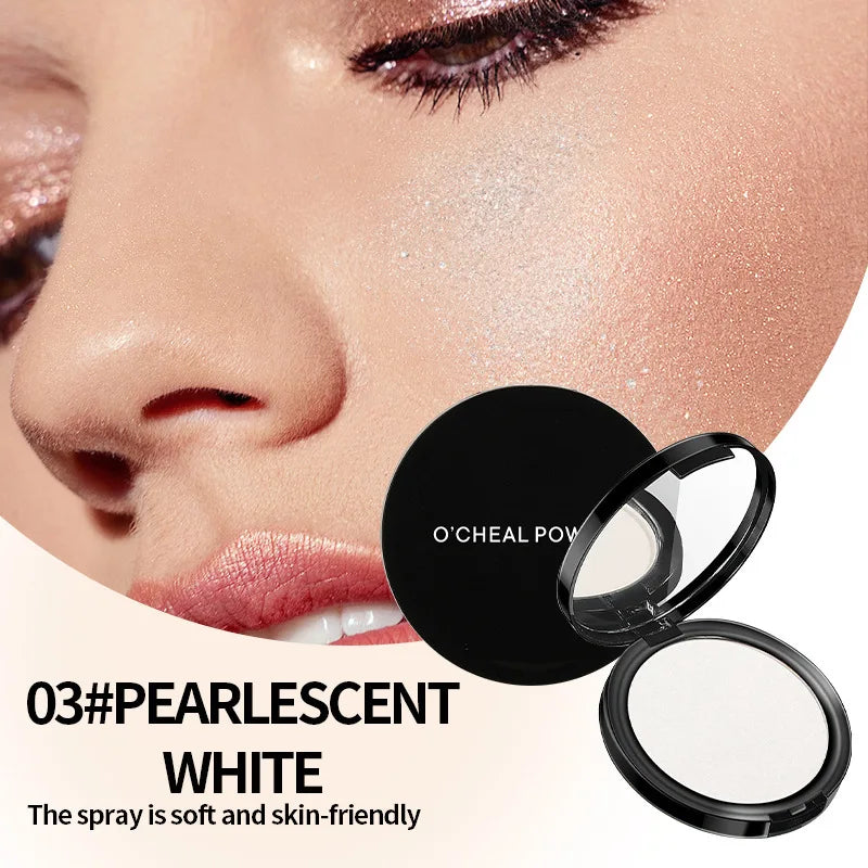 OCHEAL Lady's Loose Setting Powder Concealer Repairing Oil Control Moisturizing Waterproof Sweatproof Makeup for Women Quake 03