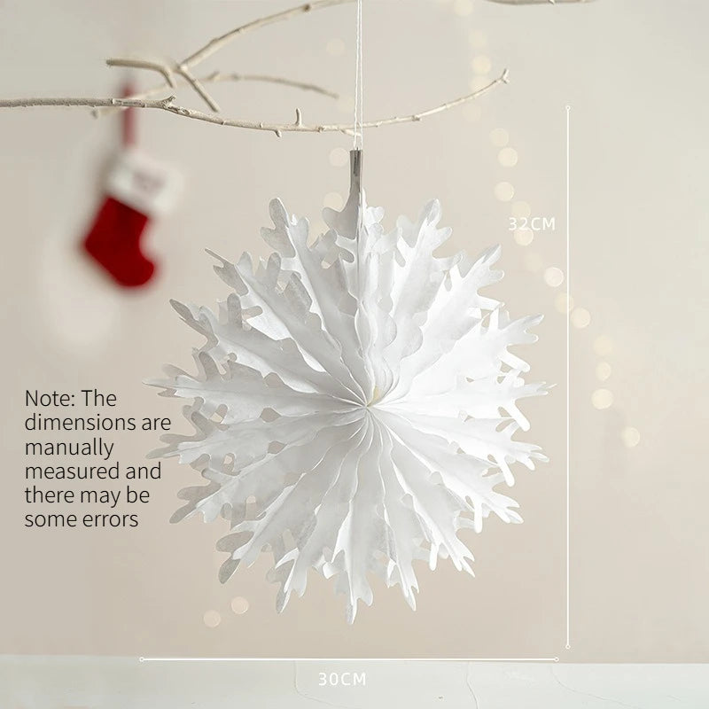 1PC Paper Folding Christmas Tree Desktop Figurine Christmas Decoration Prop for Home Scene Arrangement christmas ornaments Quake Snowflakes