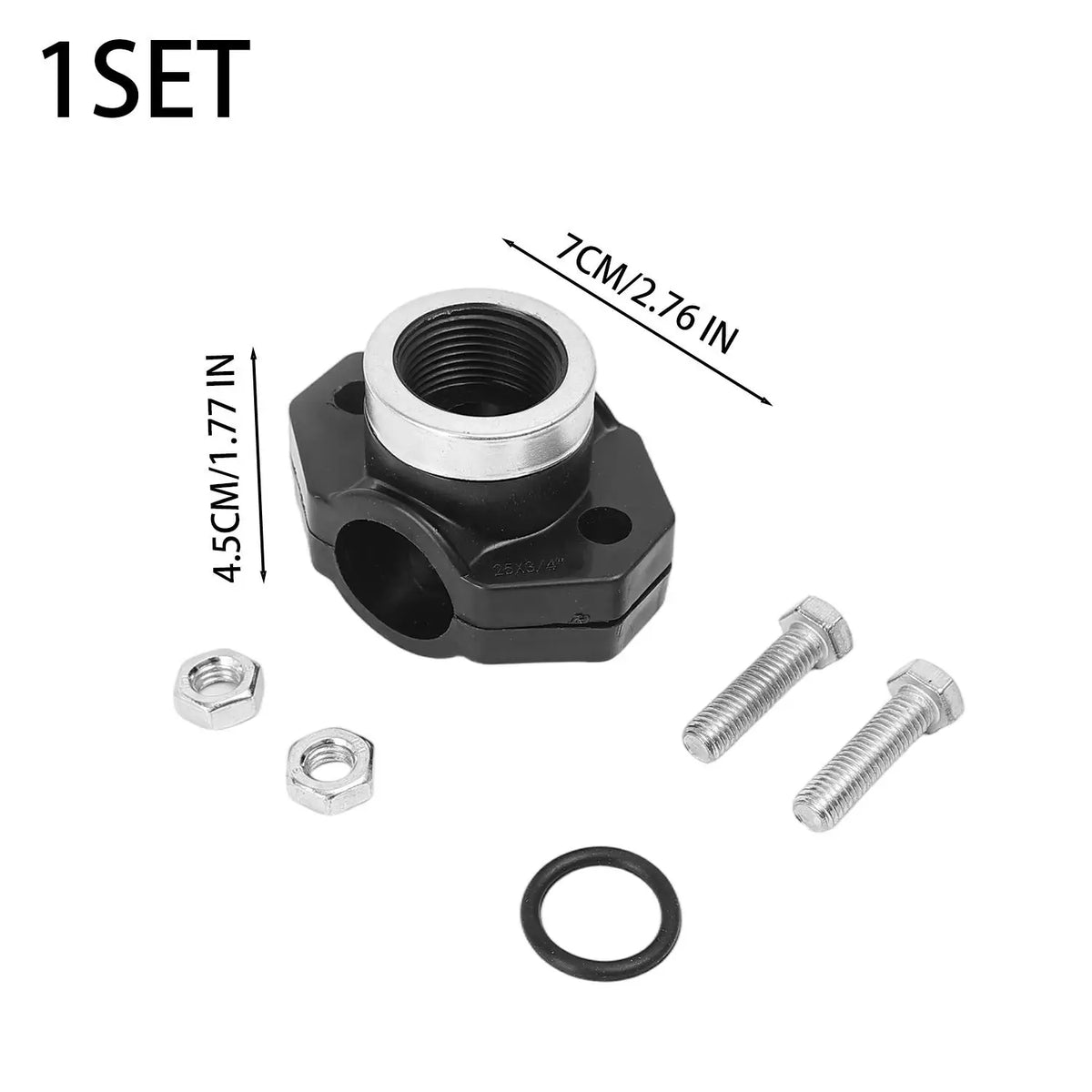 Female Thread PE Water Pipe Connector Kit Professional Pipe Water Splitter Leak-Proof Garden Water Pipe Repairing Tee Connectors Quake 20-32