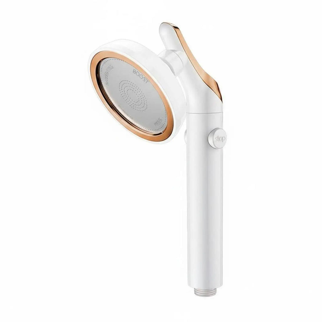 High Pressure Shower Fixture ON/OFF Pause Switch Rotating Shower Fixture Quake