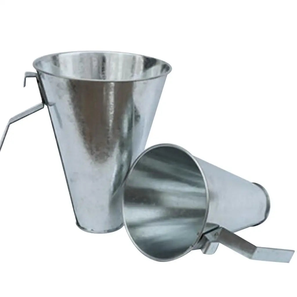 Poultry Restraining Cone Slaughter Tool Fitments Portable Iron Easy Using Funnel Quake