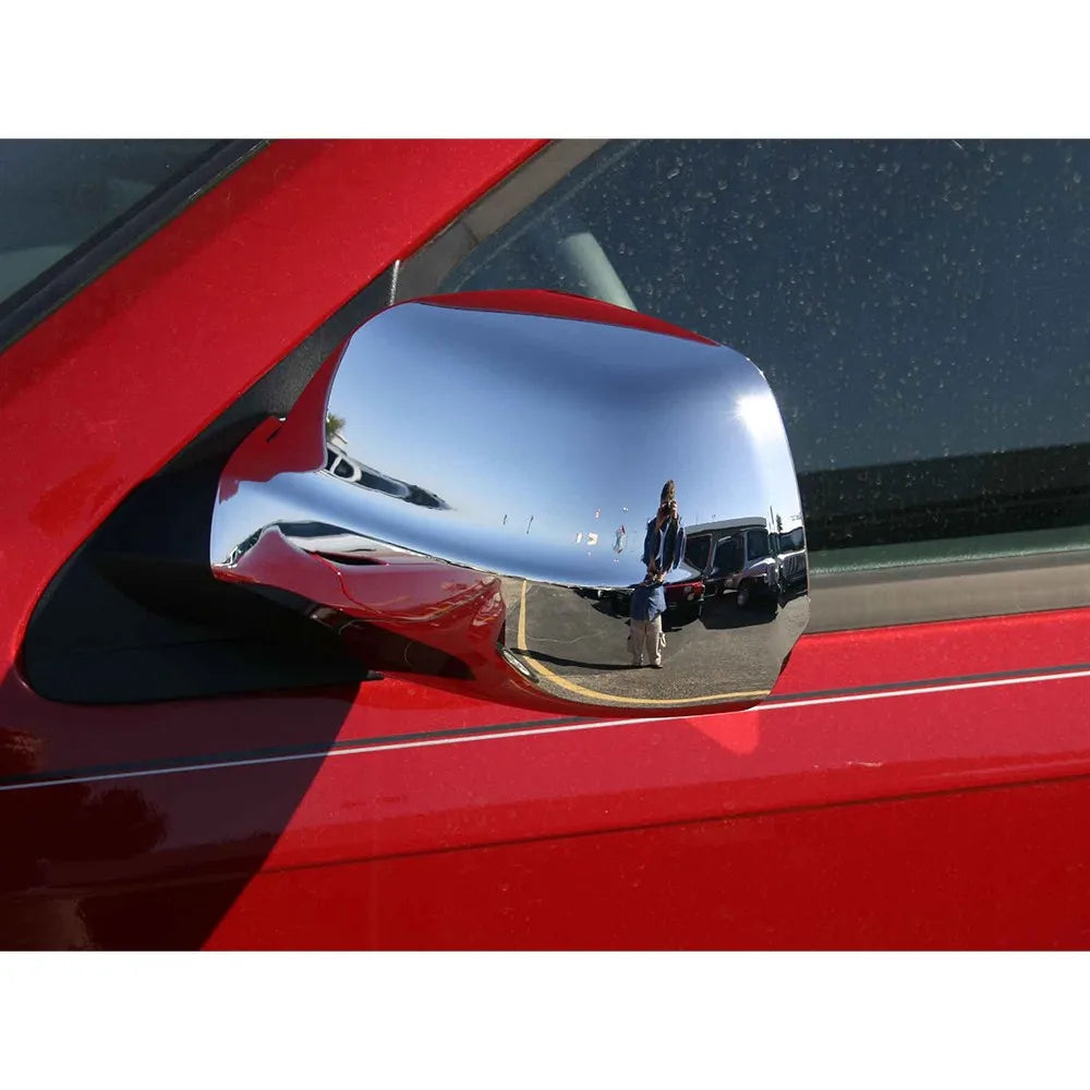 For Jeep Grand Cherokee 2005-2010 Car Sticker Rearview Side Mirror Cover Wing Cap Exterior Case Trim Accessories Vehicle Decor Quake