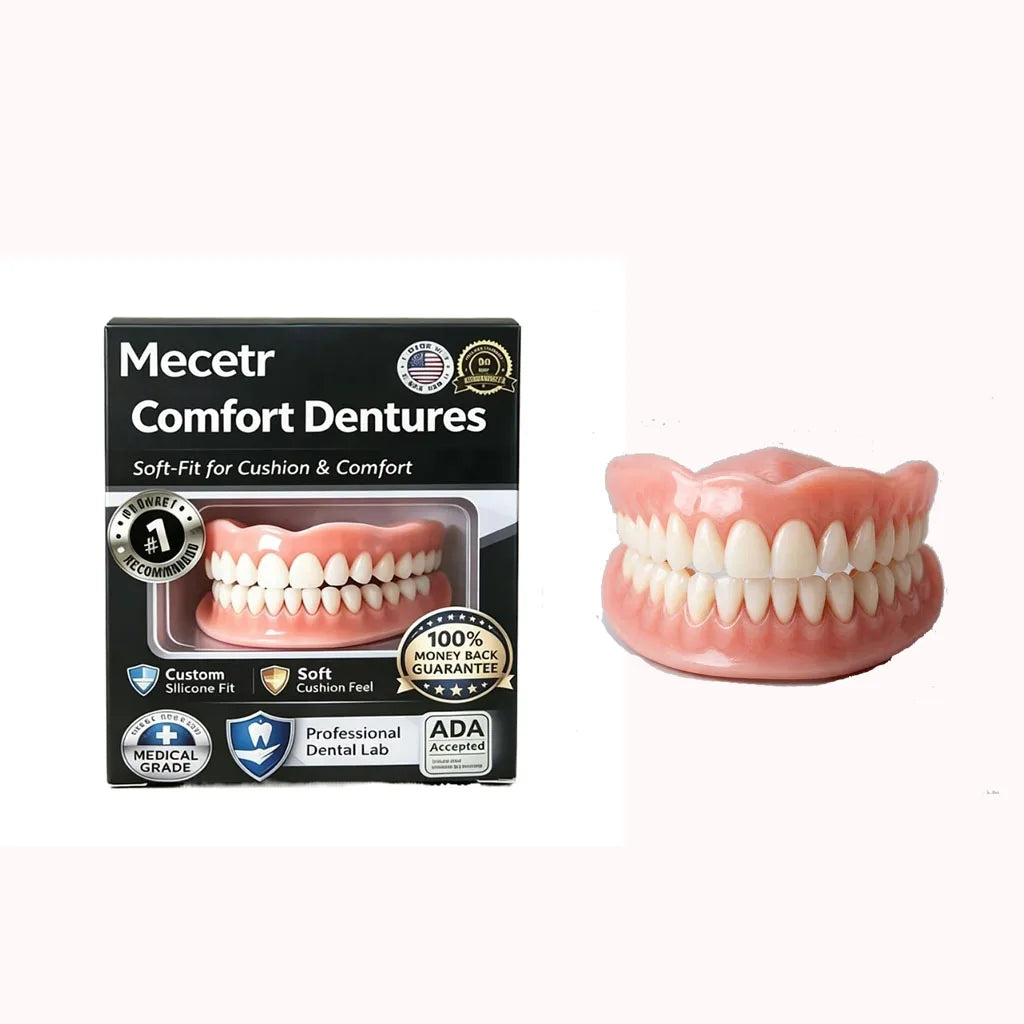 Denture Cushion Soft Denture Liner Kit Denture Reline Kit Soft Fit Denture Cushion Pads for Upper Lower Dentures Quake