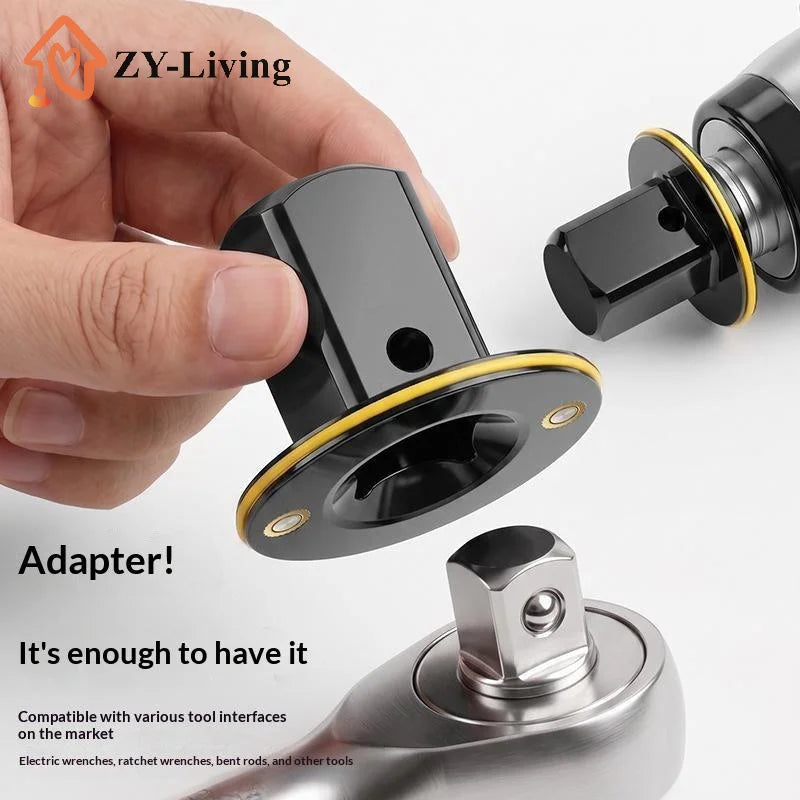 1Pcs Low Profile Impact Socket Adapter For Impact Wrench Confined Space Strong Magnetic Hold Quake